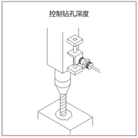 用接近開(kāi)關(guān)控制鉆孔深度